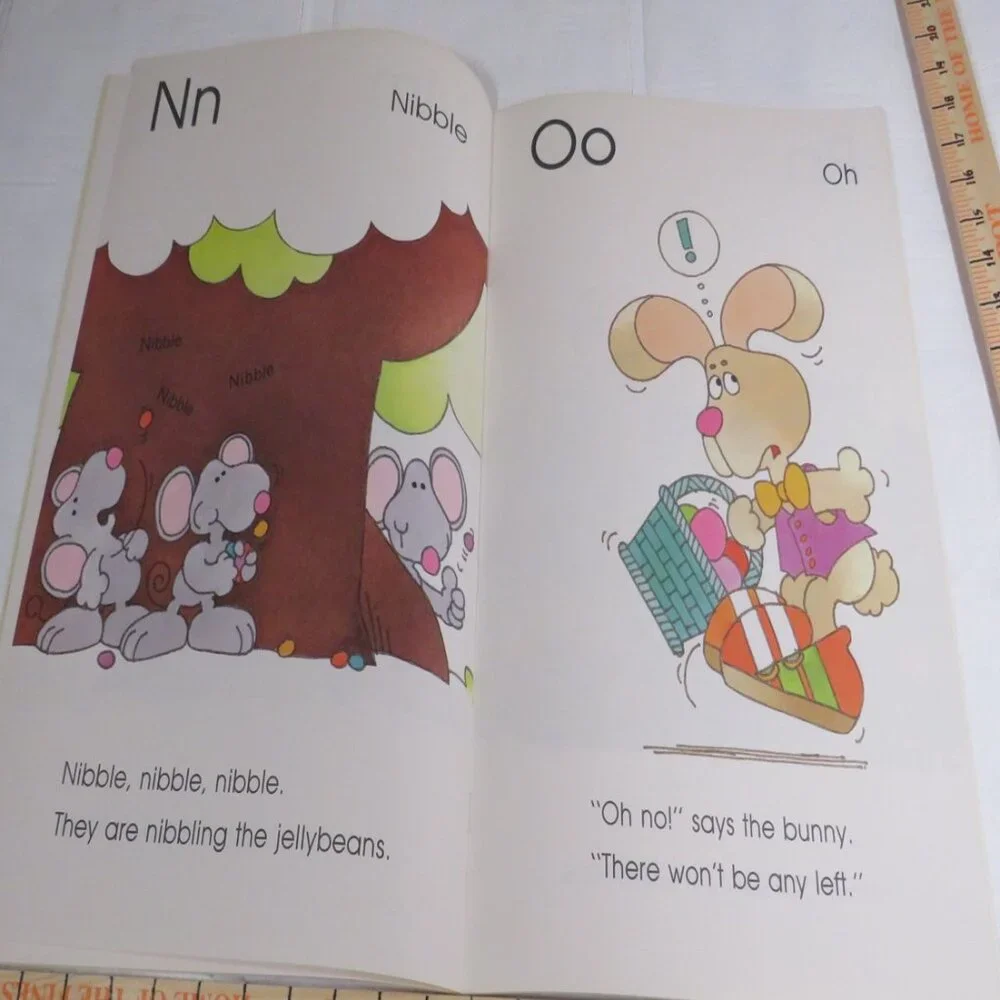 What a Funny Bunny Alphabet BIG BOOK (almost 2 feet tall) Classroom